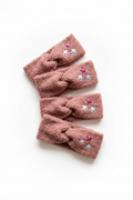 Haarband | Teddy Sparkle — Zachte Glitter Haarband | Donker Roze