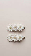 Alligatorclip | White Flower