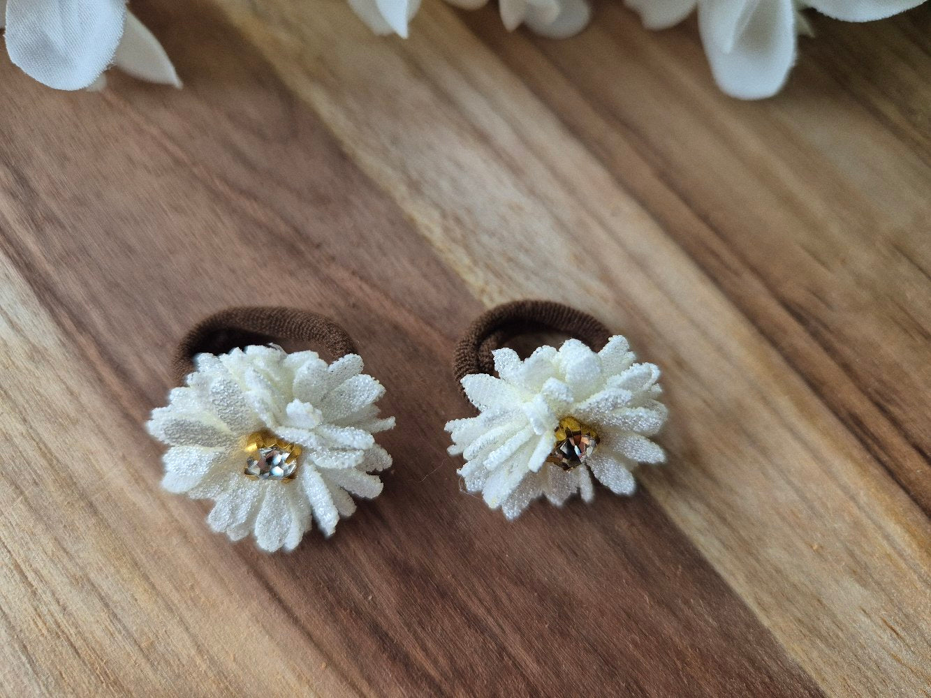 Haarelastiek | Demi | Crème