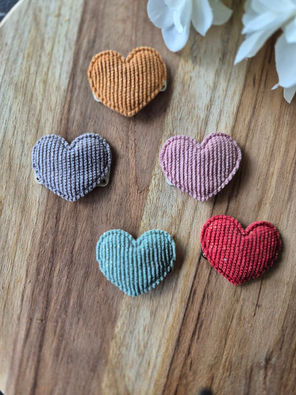 Anti-slipknip | Heart | Geel