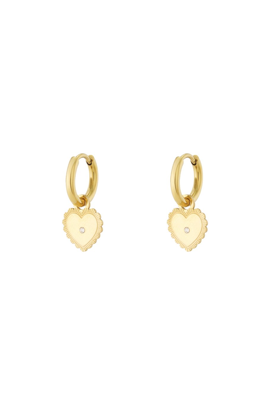 Oorbel | Tiny Heart | Goud