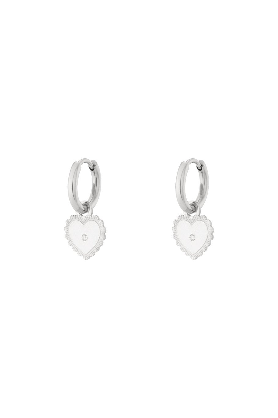 Oorbel | Tiny heart | Zilver